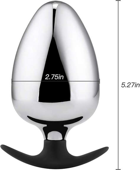 buttplug metall|Romi Large Massive Metal Anal Plug Personal Massager for。